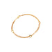 goldplated cable bracelet