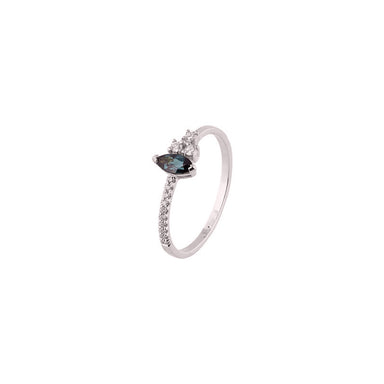 18-carat white gold rachelle ring