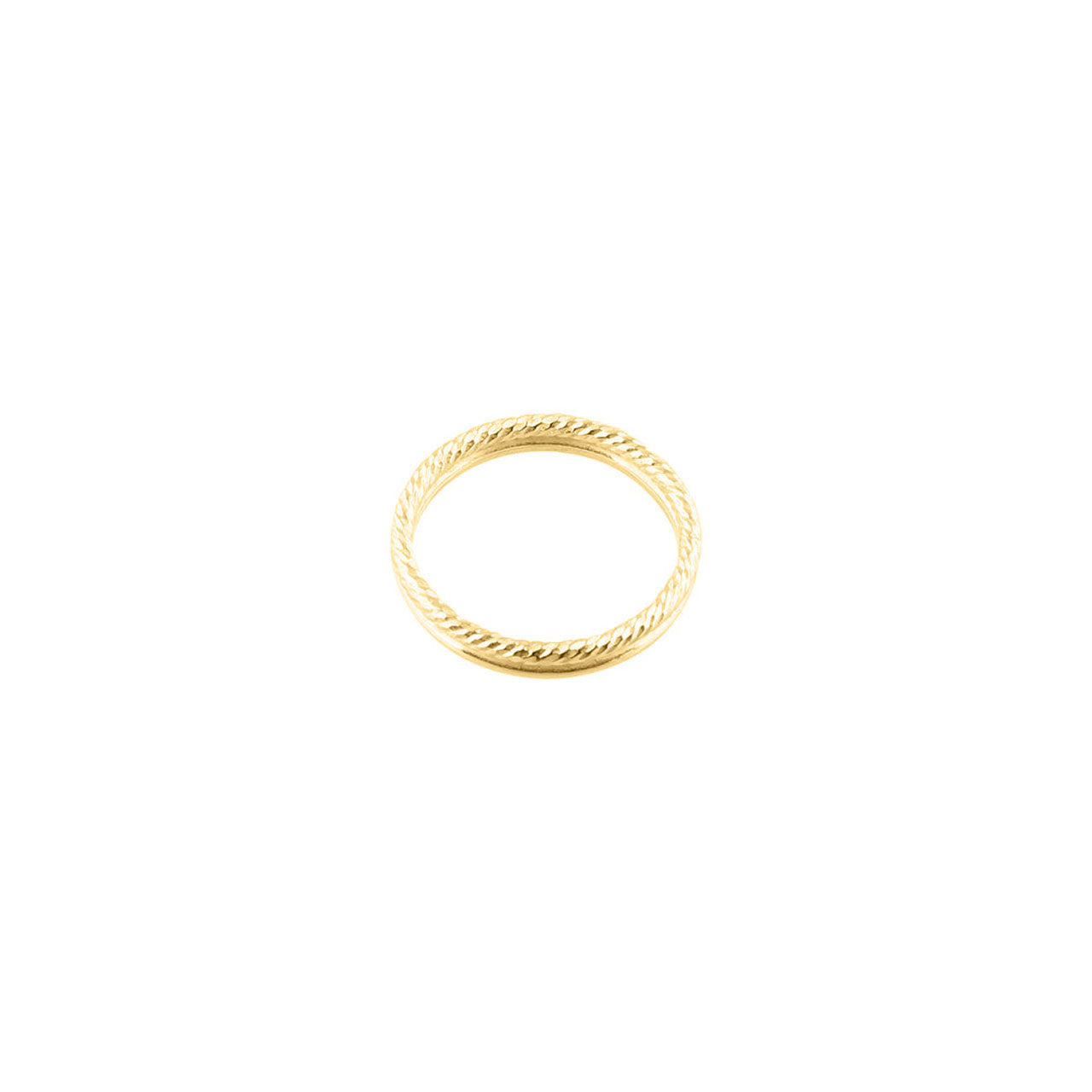 gold engraved double ring