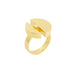 goldplated slab ring