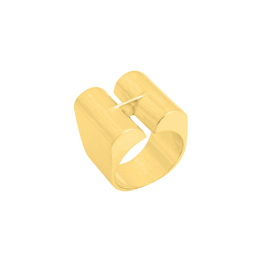 goldplated caps ring
