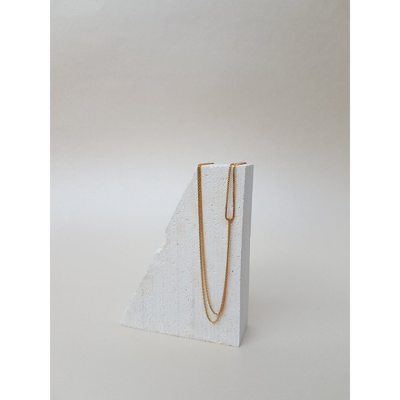 two looped chain necklace
