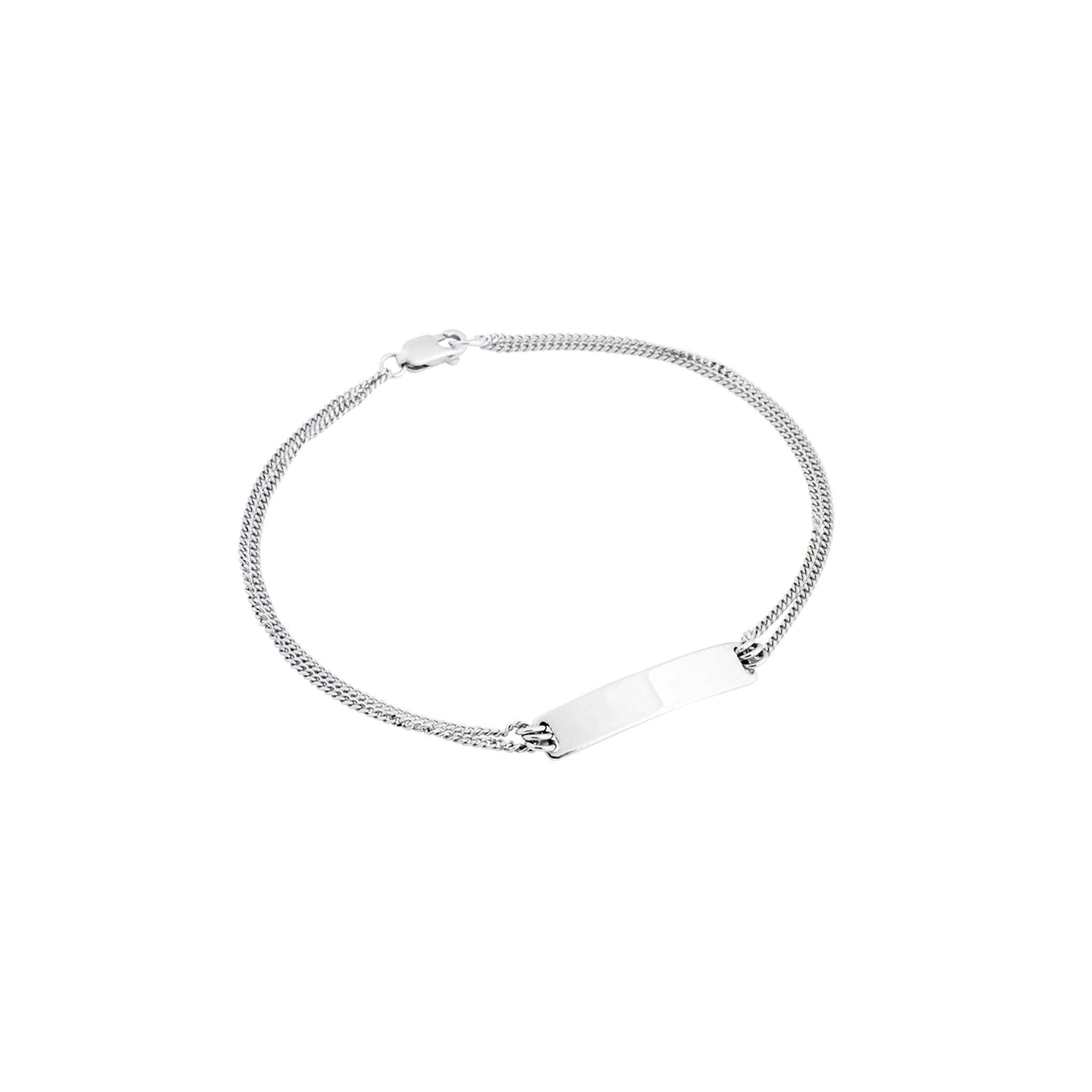 18 carat white gold beau bracelet