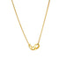 gold-plated silver ice chain necklace