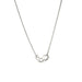 silver ice chain necklace