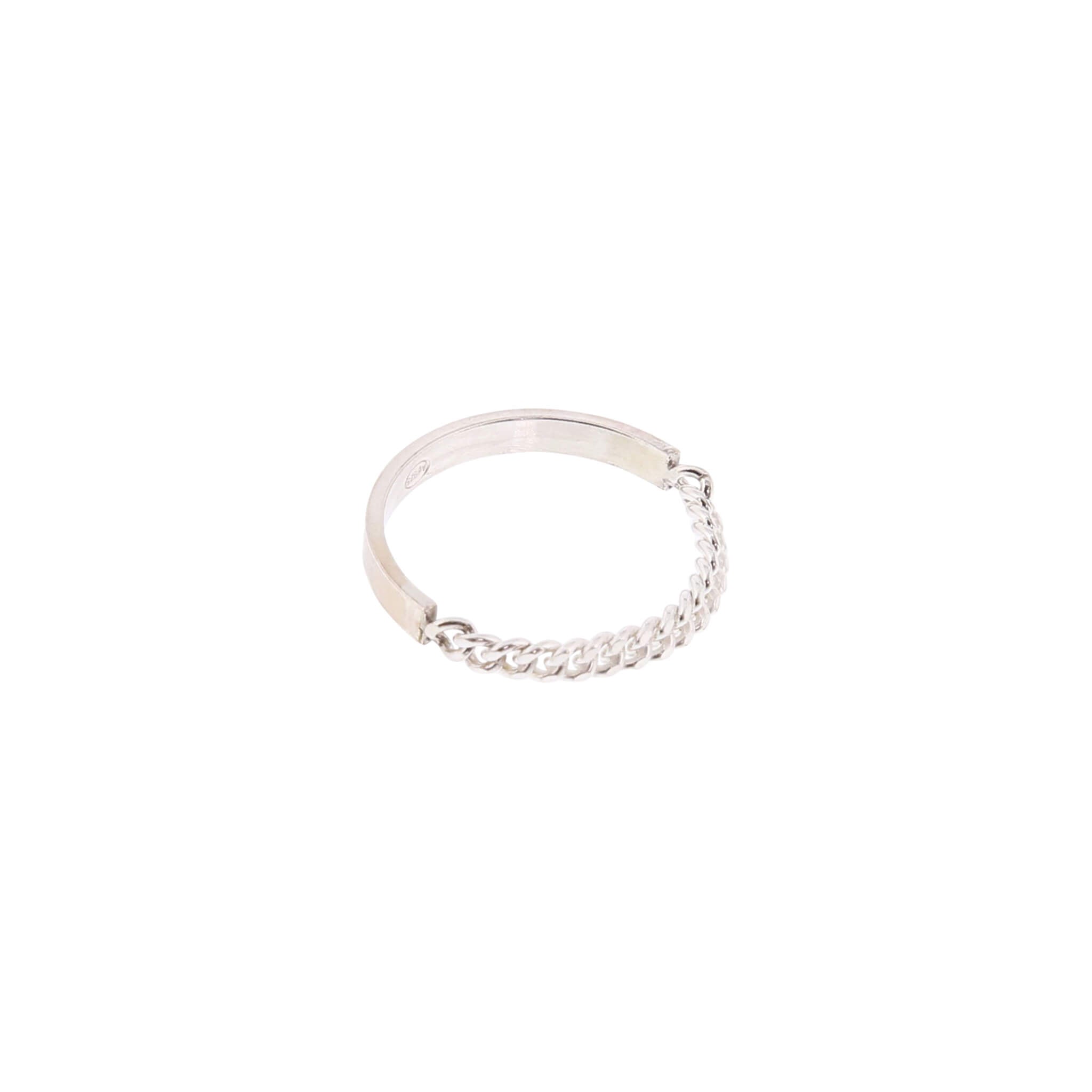 silver semi flex ring