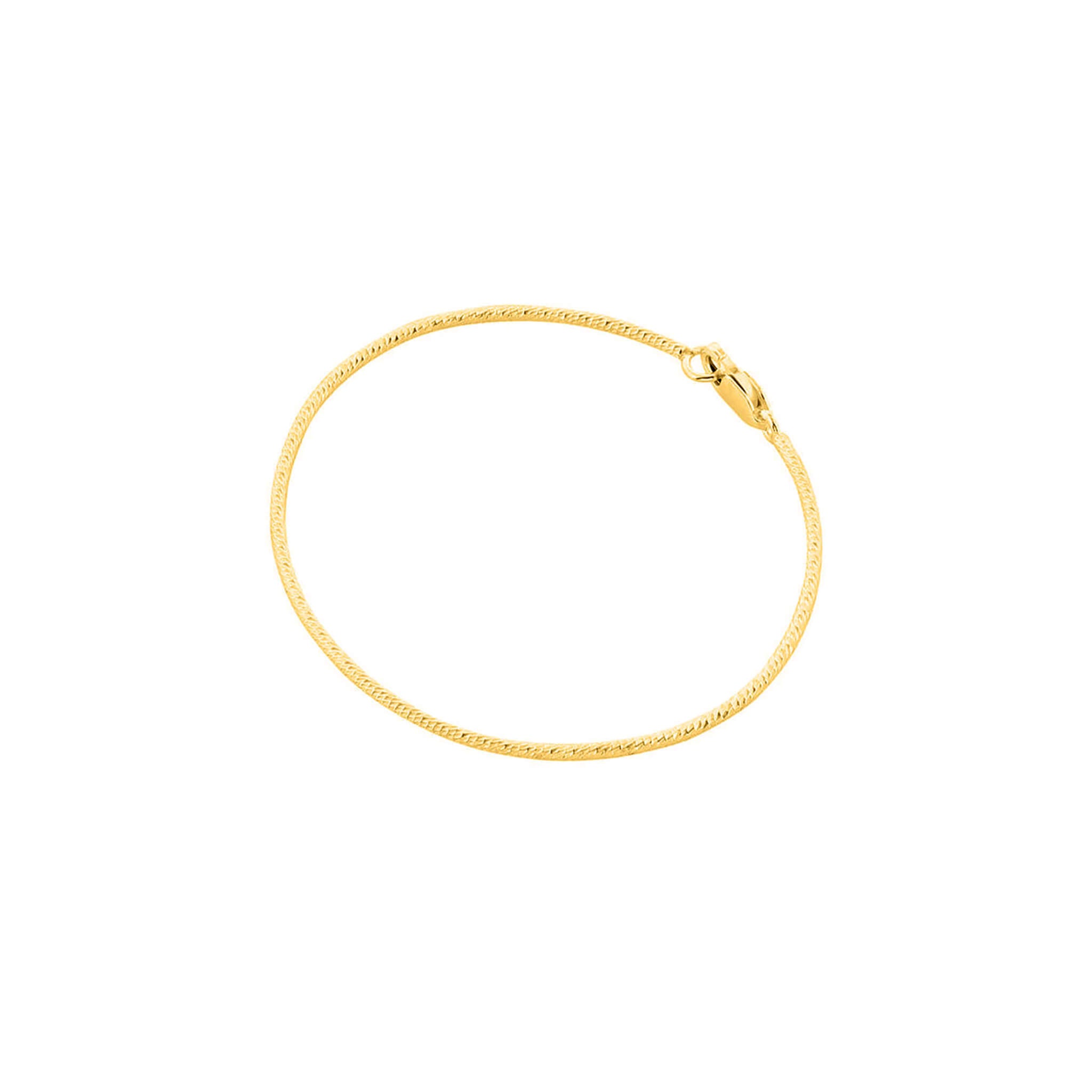 gold-plated engraved bracelet