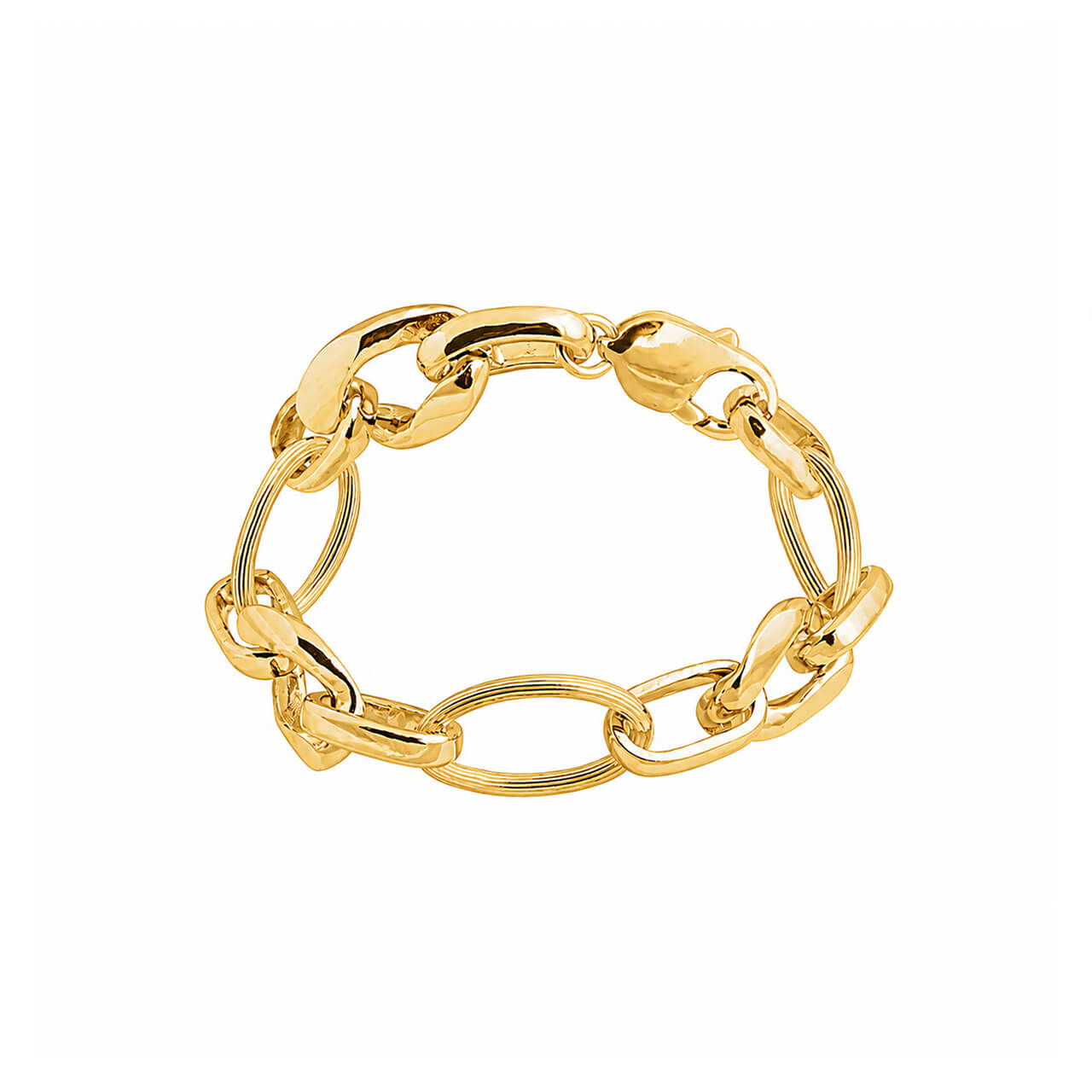 Carve statement bracelet