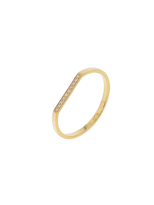 18-carat yellow gold rafaelle ring