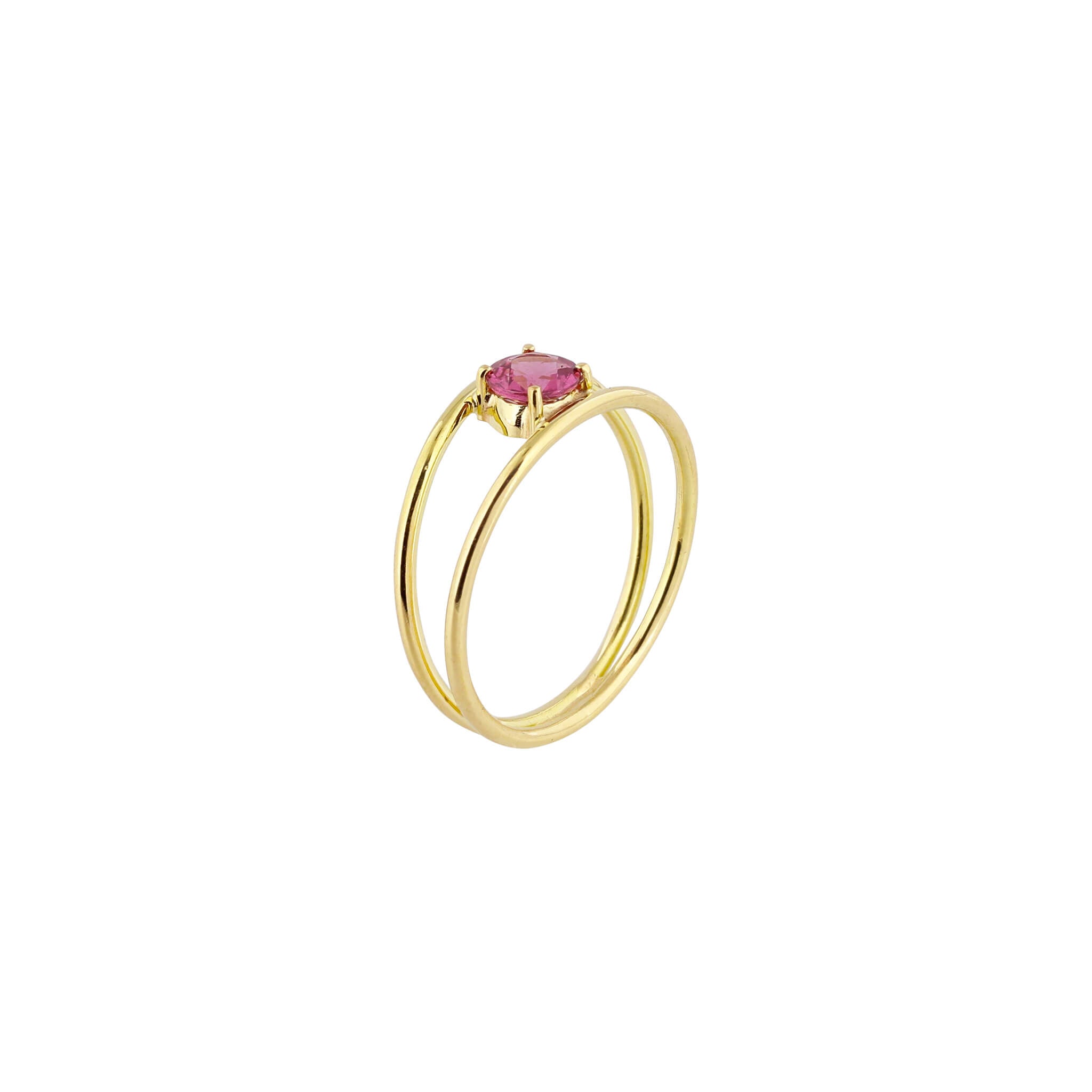 18-carat yellow gold robin ring