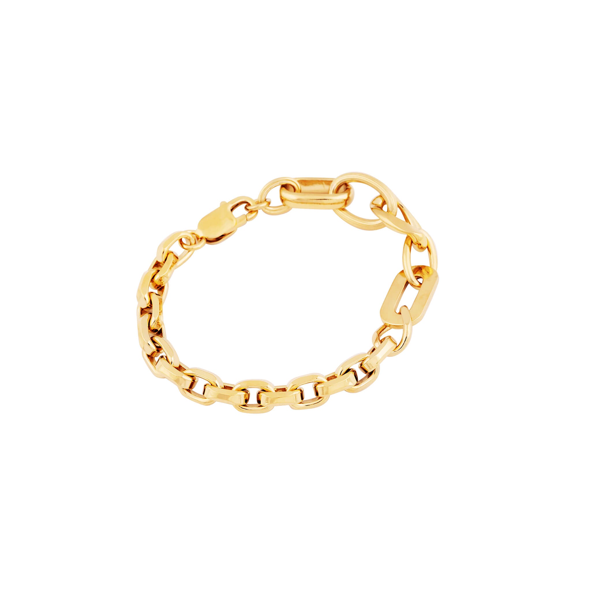 gold-plated carve bracelet