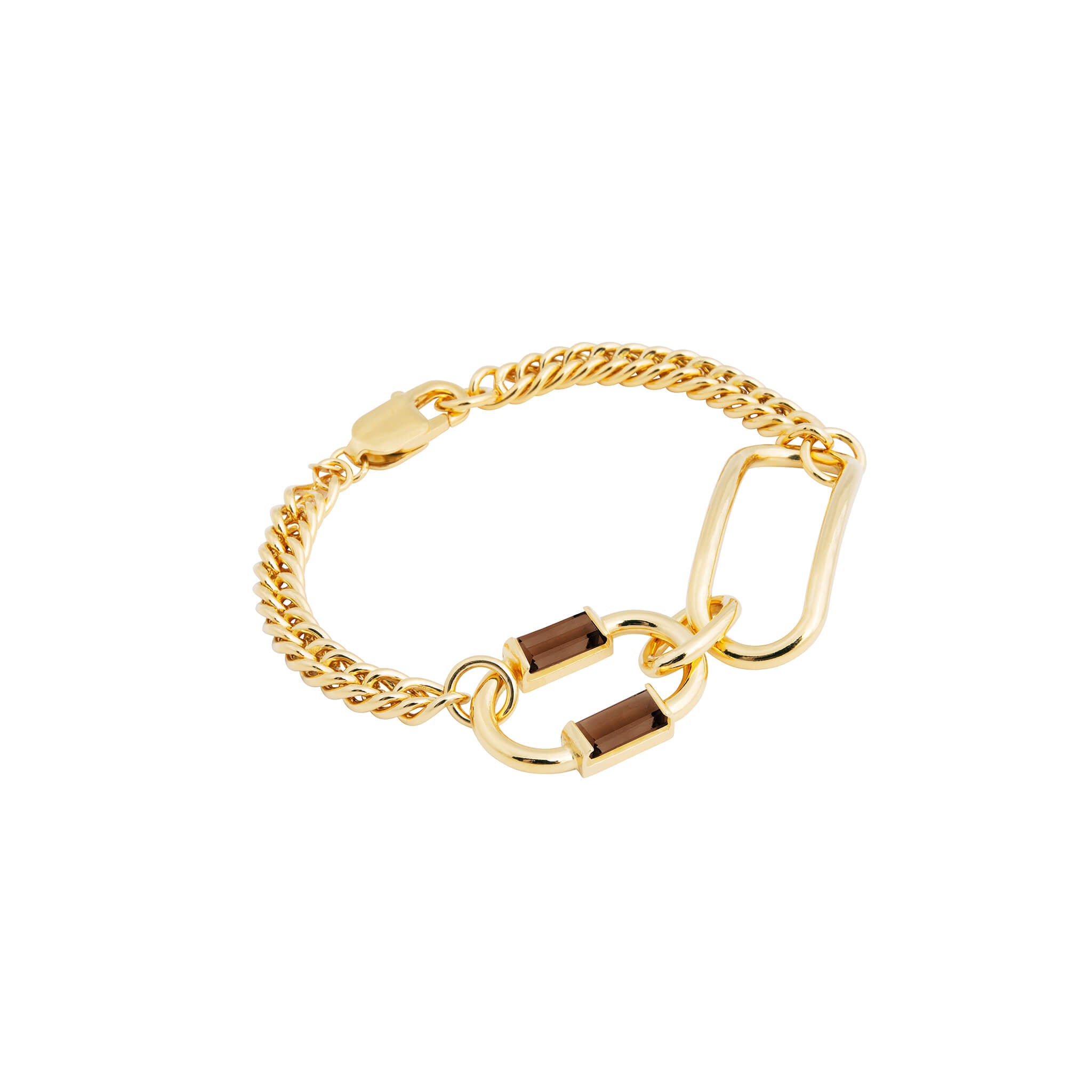 gold-plated two of a kind bracelet - hermien