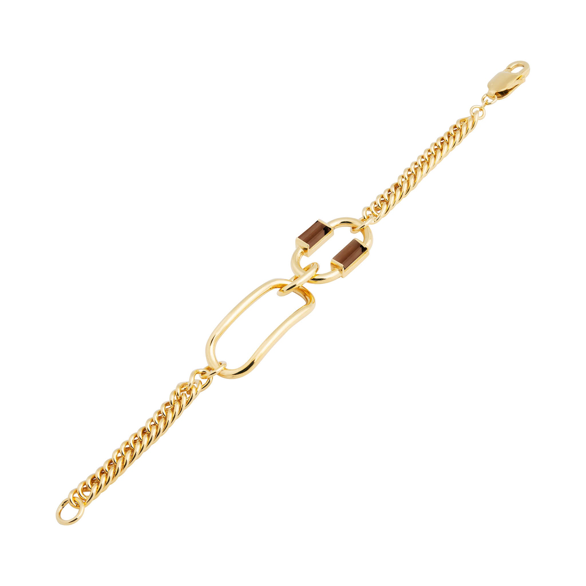 gold-plated two of a kind bracelet - hermien