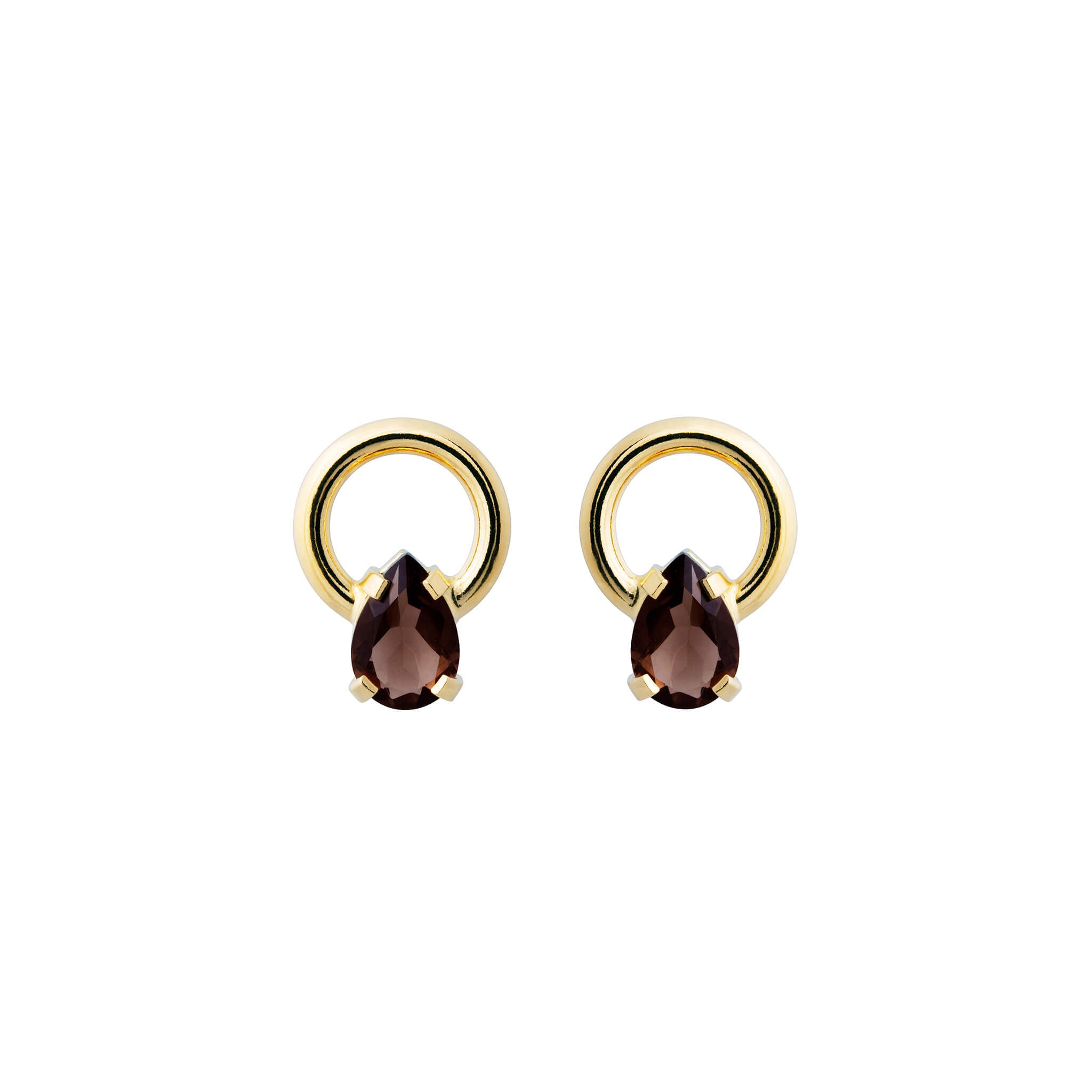 gold-plated two of a kind studs - hermien