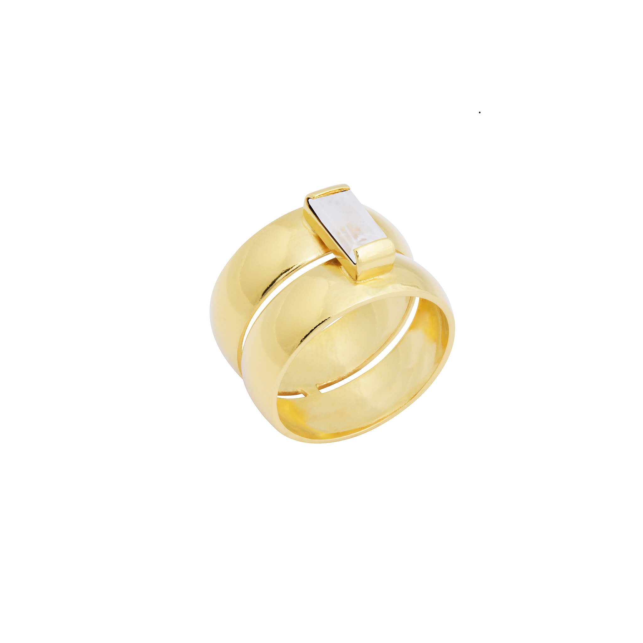 gold-plated one of a kind ring - hannah