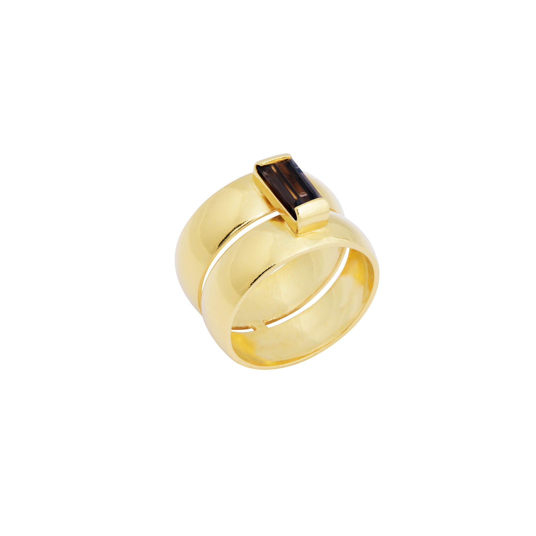 gold-plated one of a kind ring- hermien