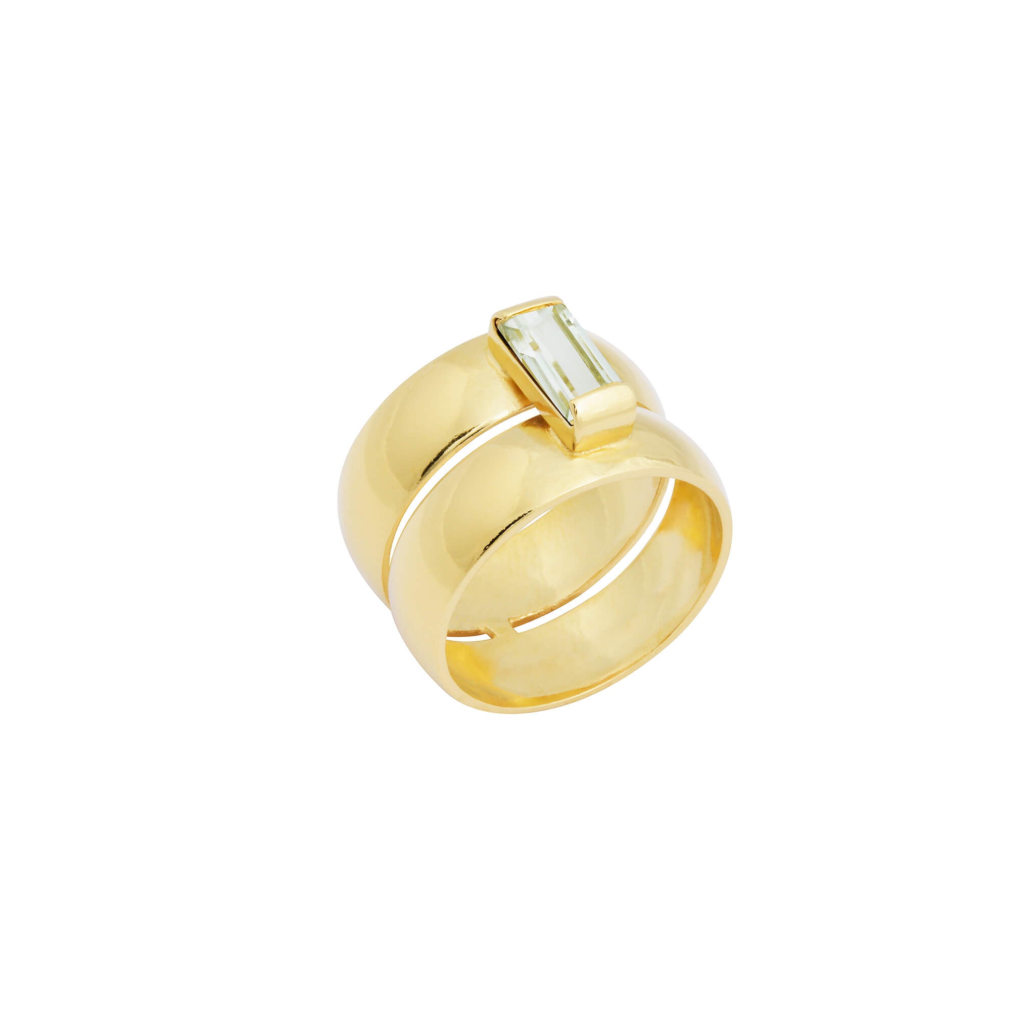 gold-plated one of a kind ring- saskia