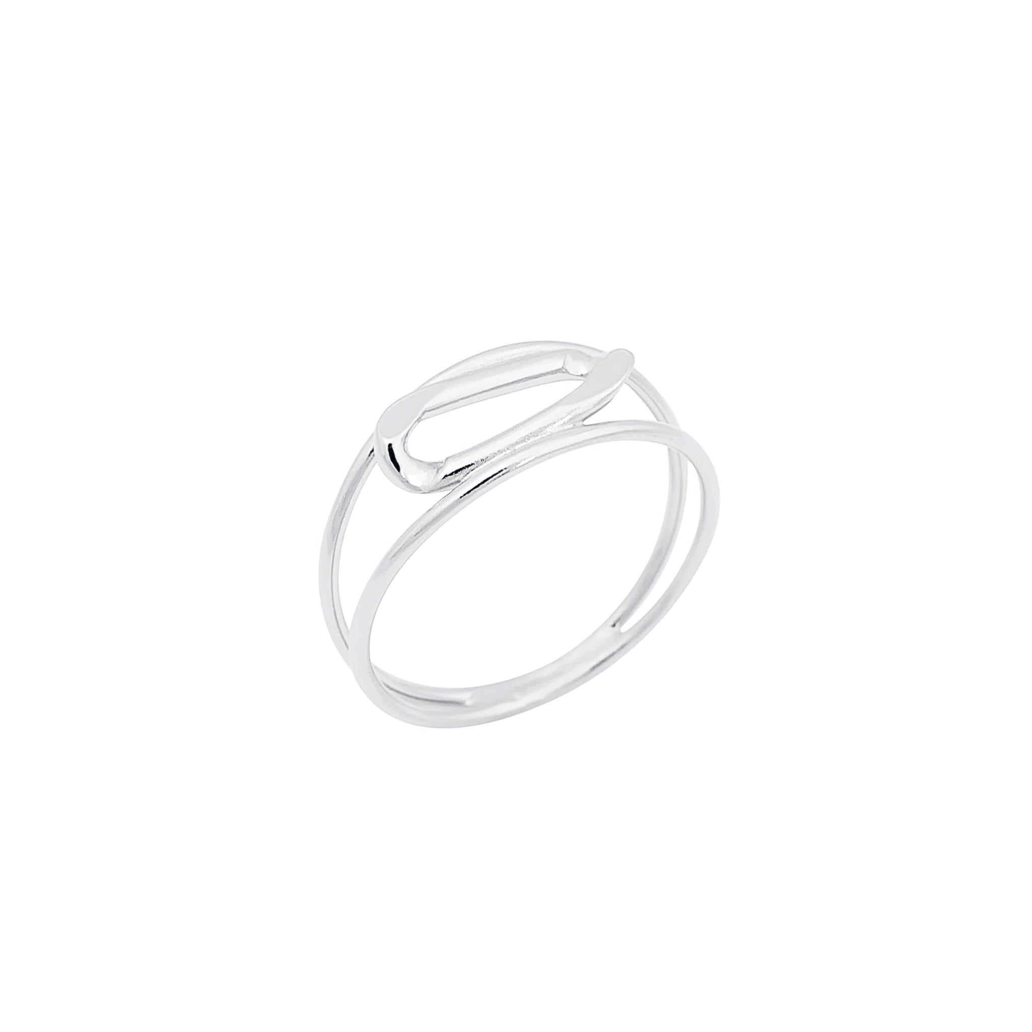 silver cable ring