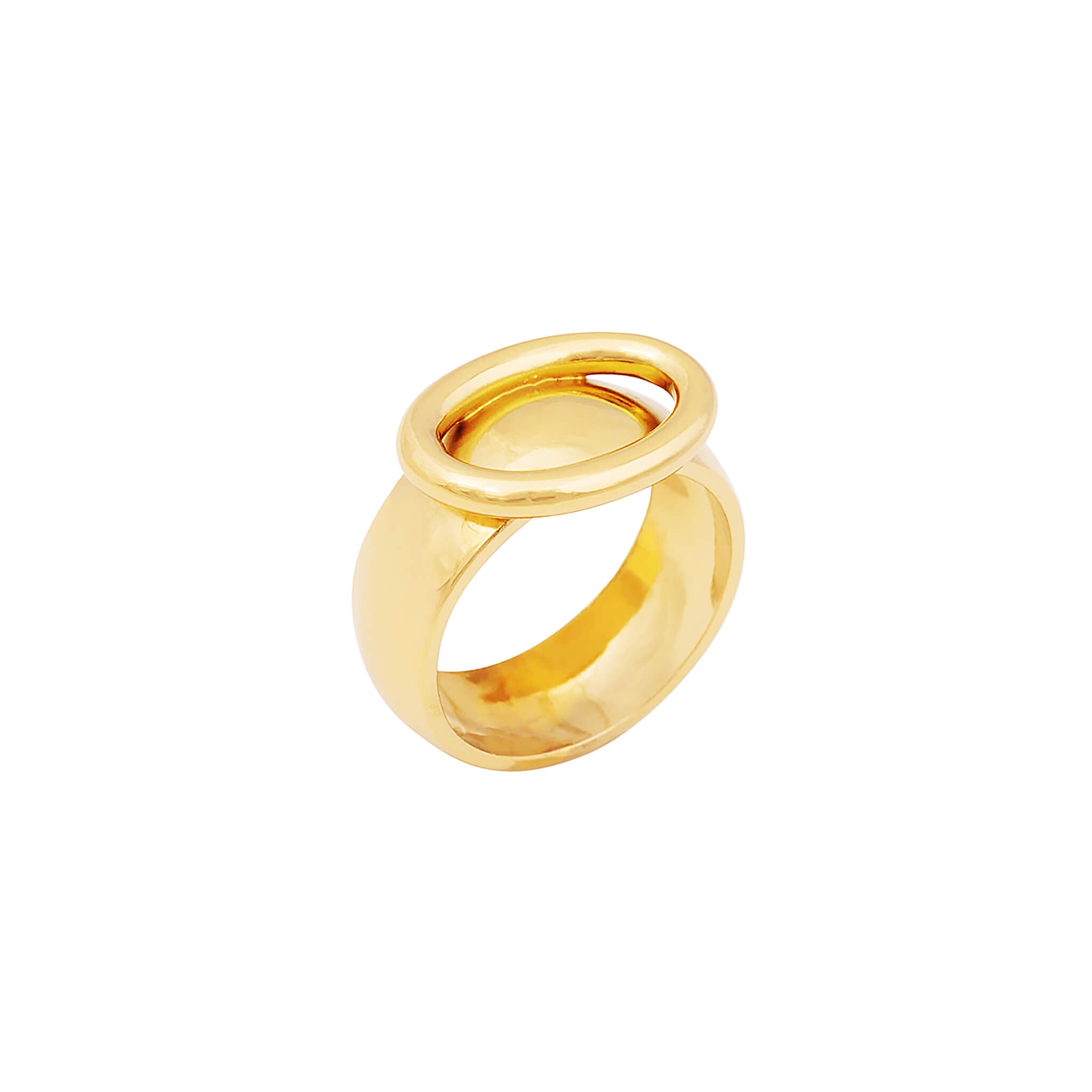 gold-plated decade ring