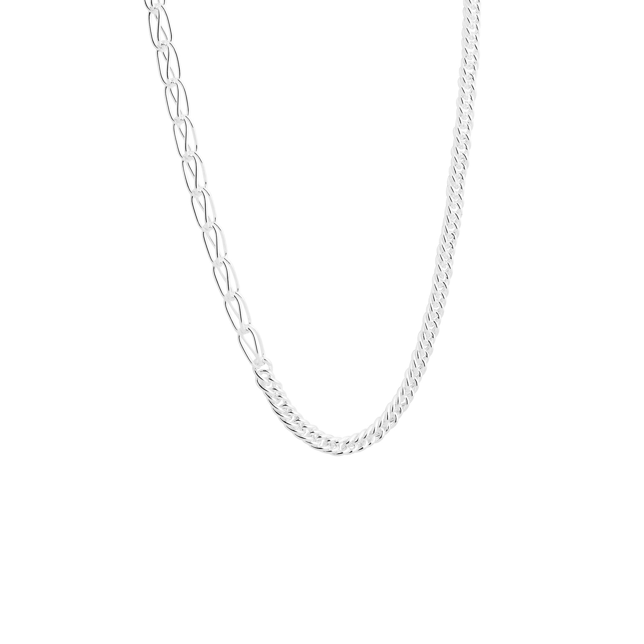 silver ply necklace