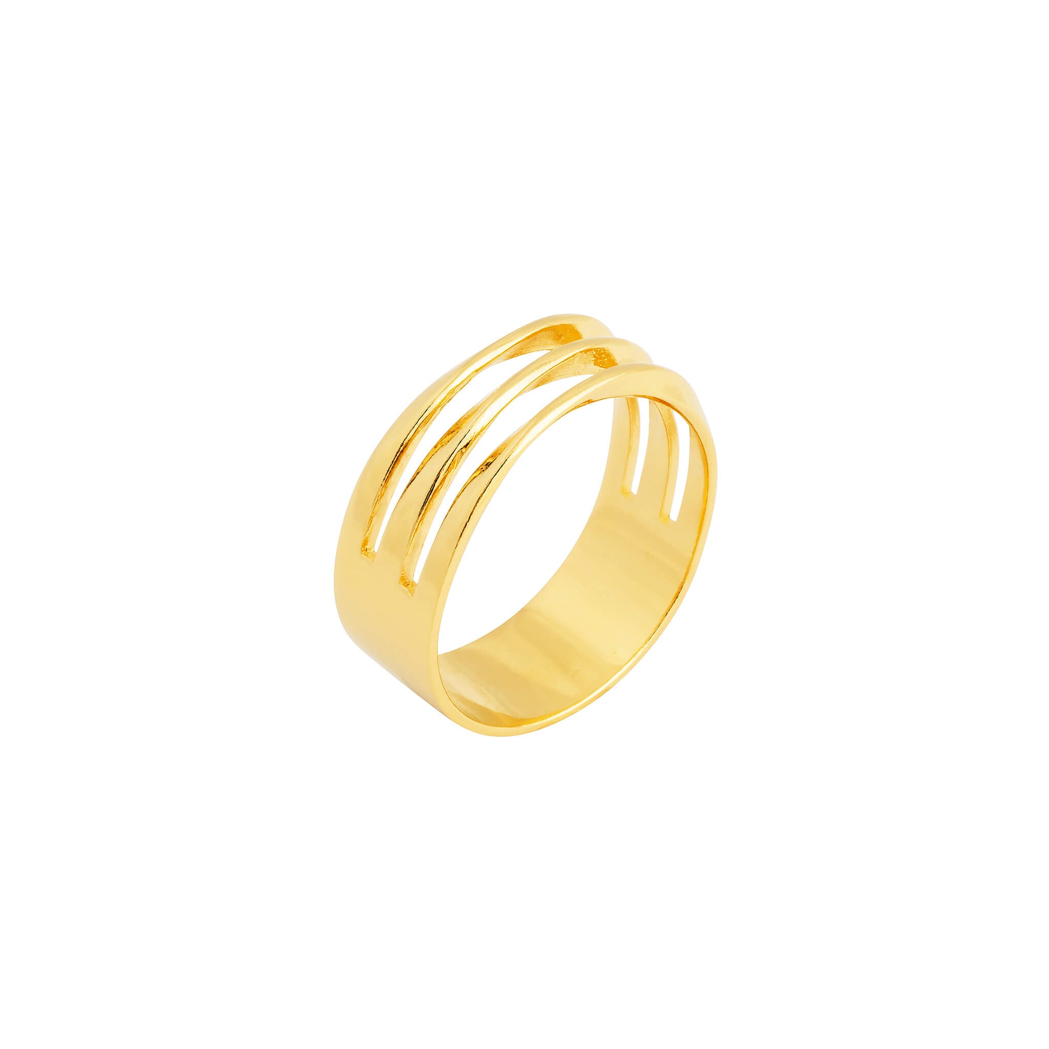 gold-plated moby ring