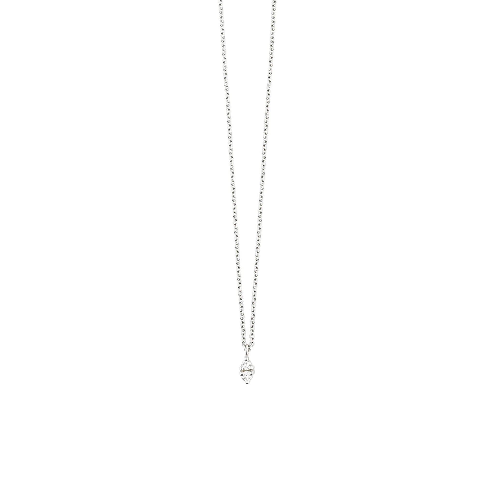 18-carat white gold noëmie necklace