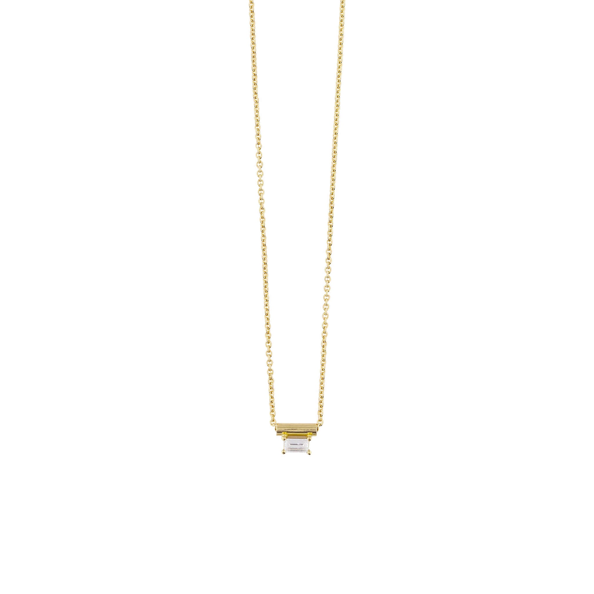 18-carat yellow gold diamond nora necklace