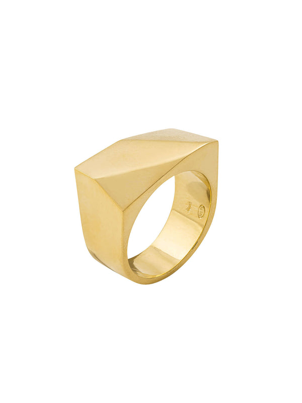 arte gold-plated oscar ring