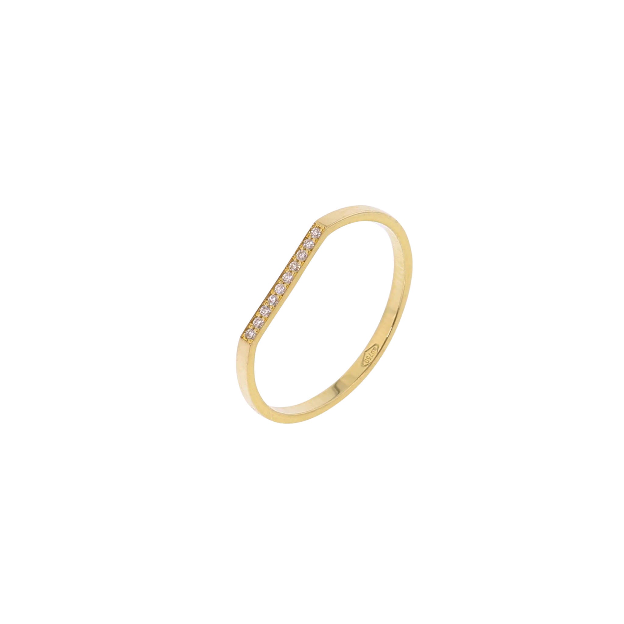 18-carat yellow gold rafaelle ring