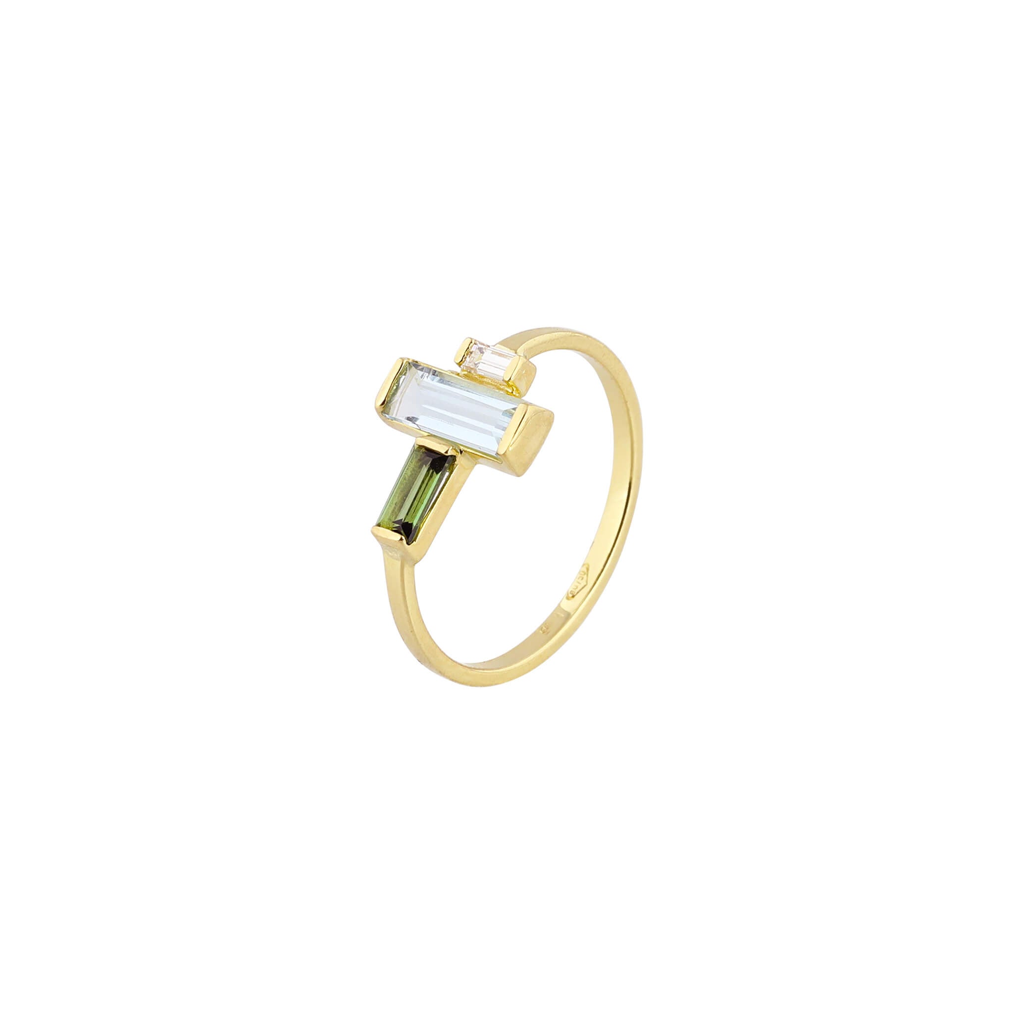 18-carat yellow gold renate ring