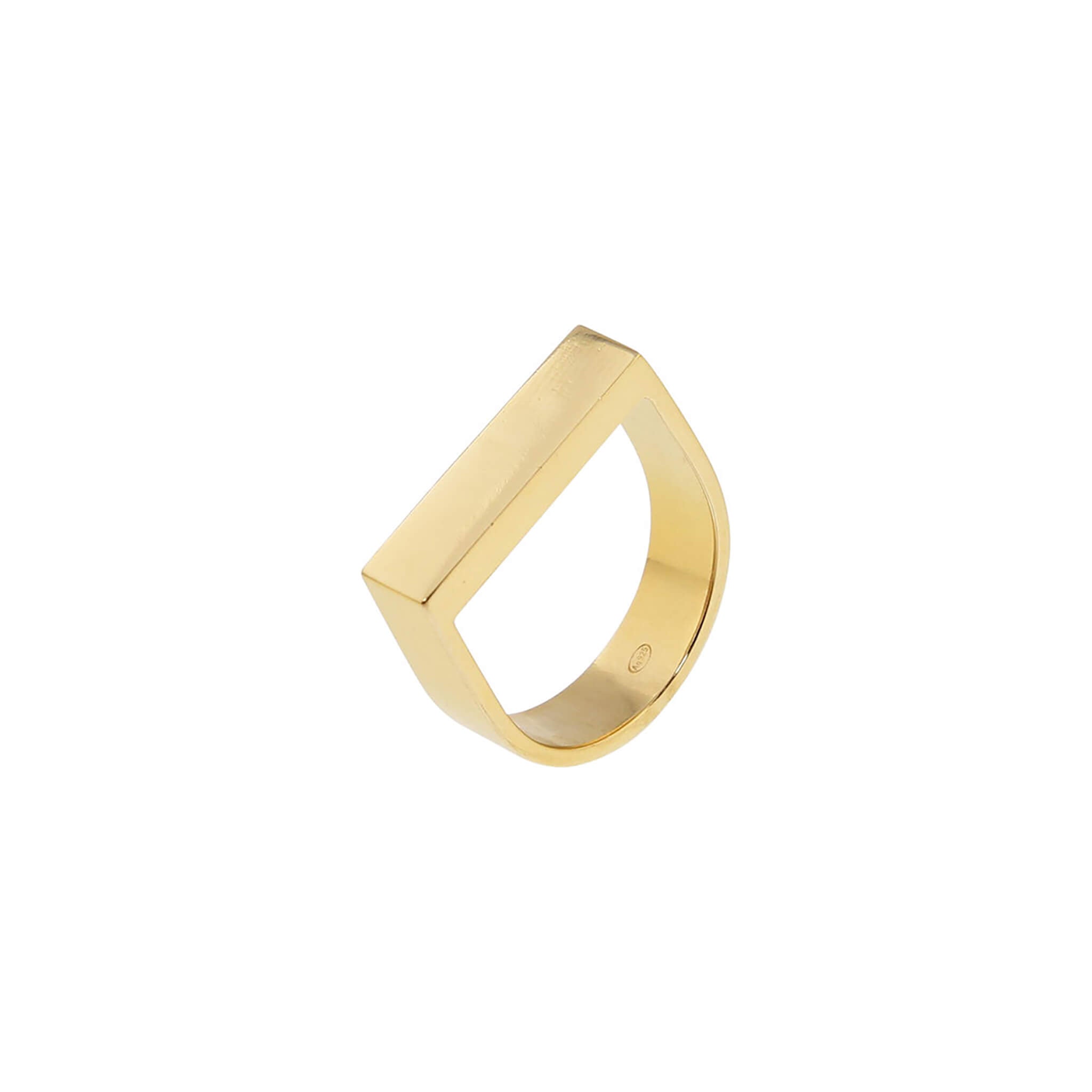 arte gold-plated ross ring