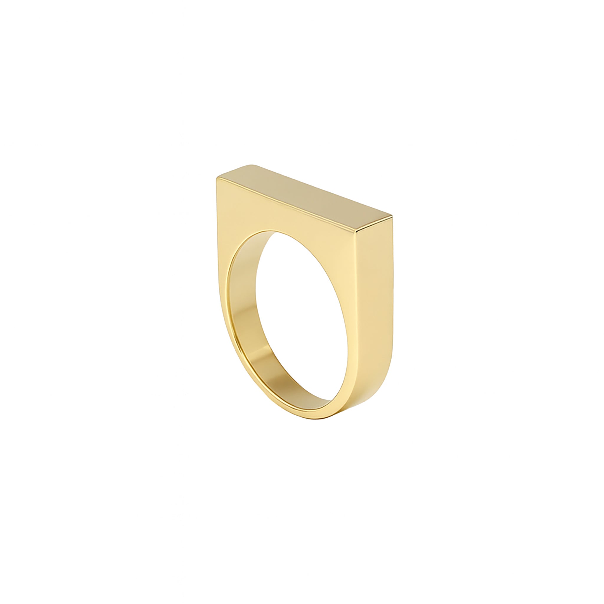 arte silver gold-plated ross ring
