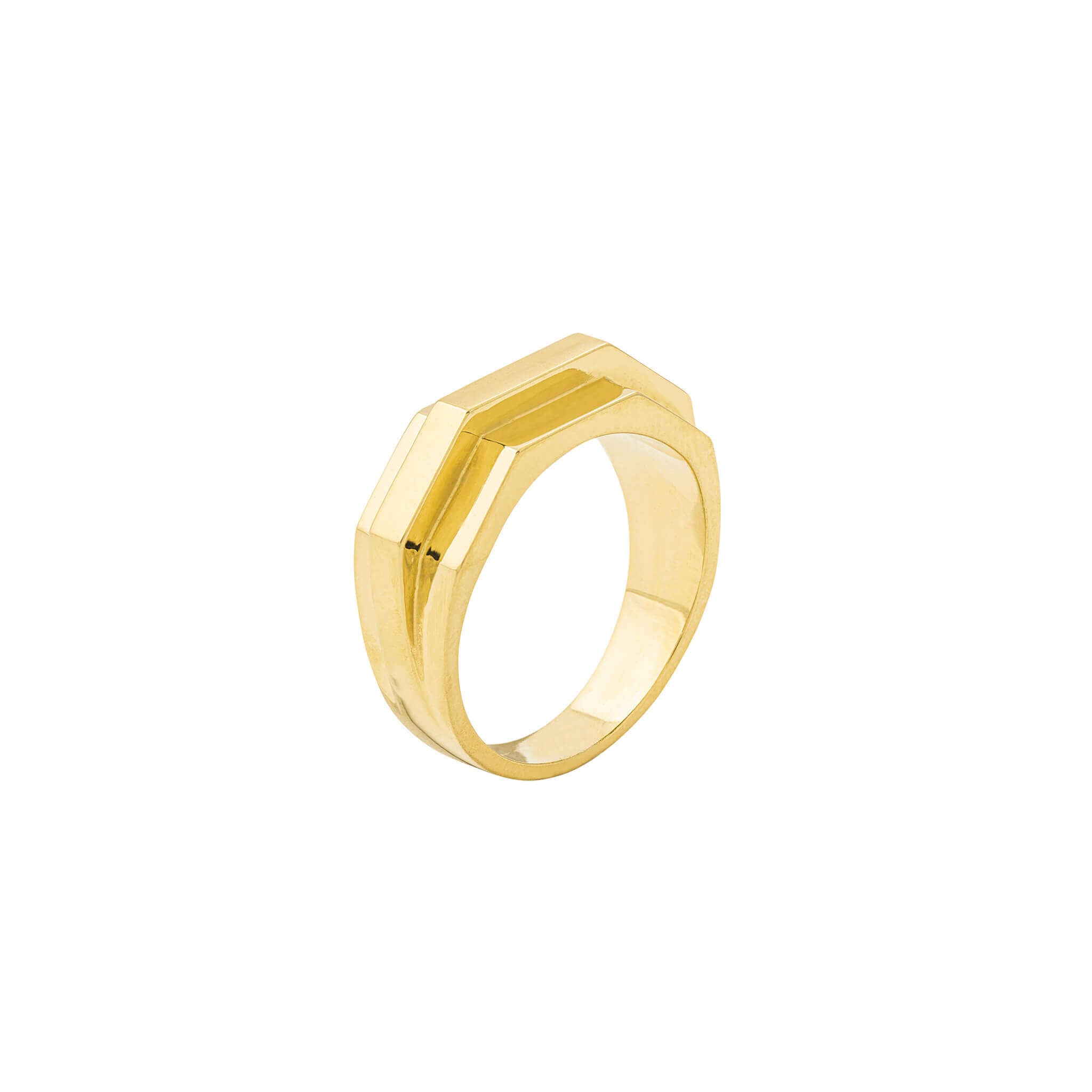 arte gold-plated siza ring