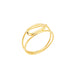 goldplated cable ring