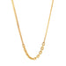 goldplated cordy necklace