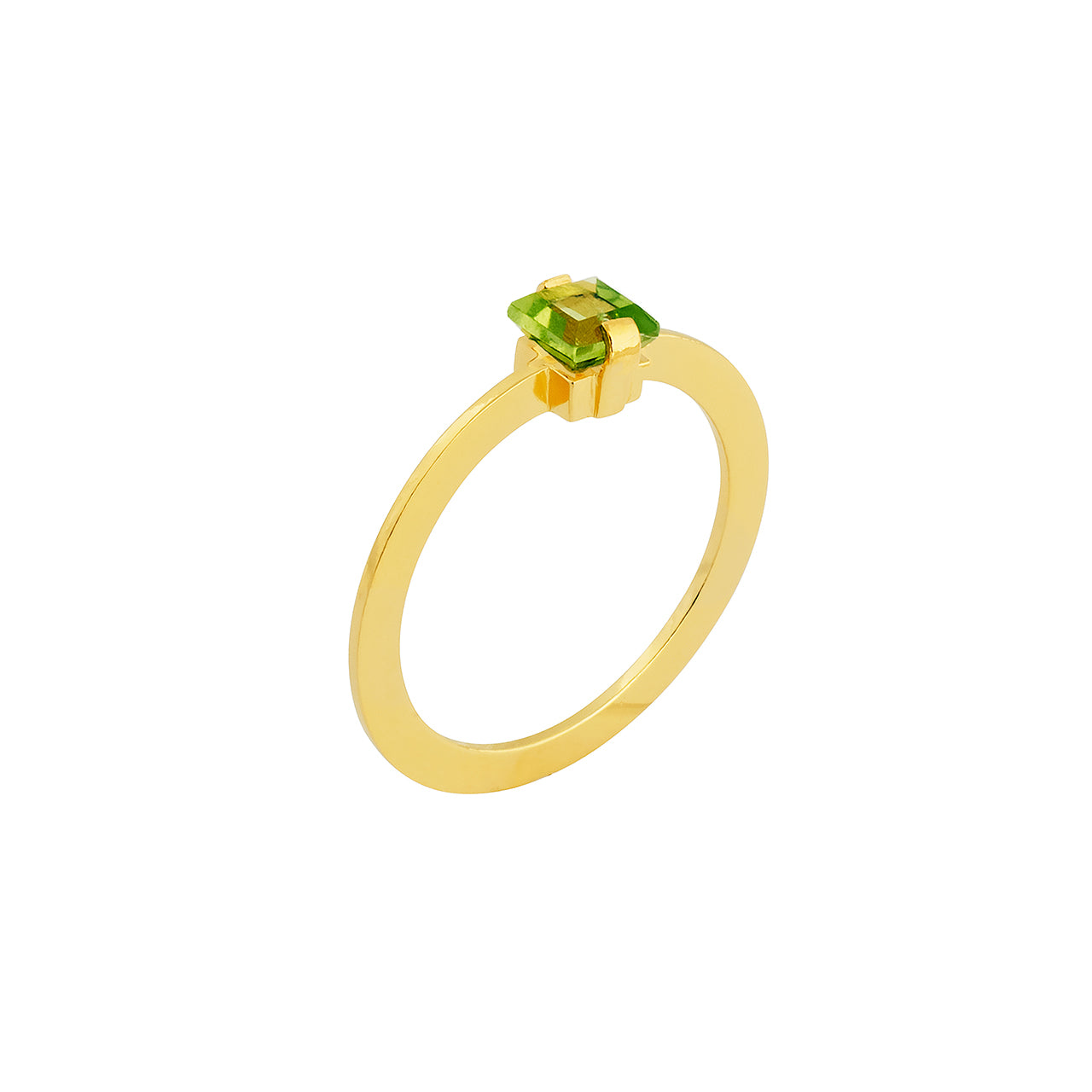 Eternal ring with peridot