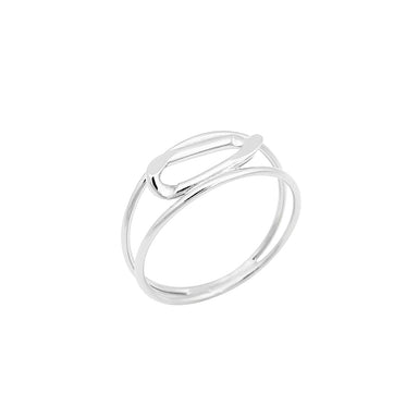 silver cable ring