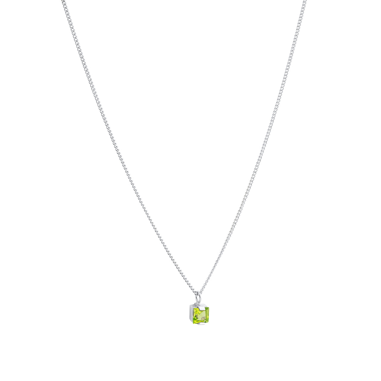 Eternal necklace with peridot