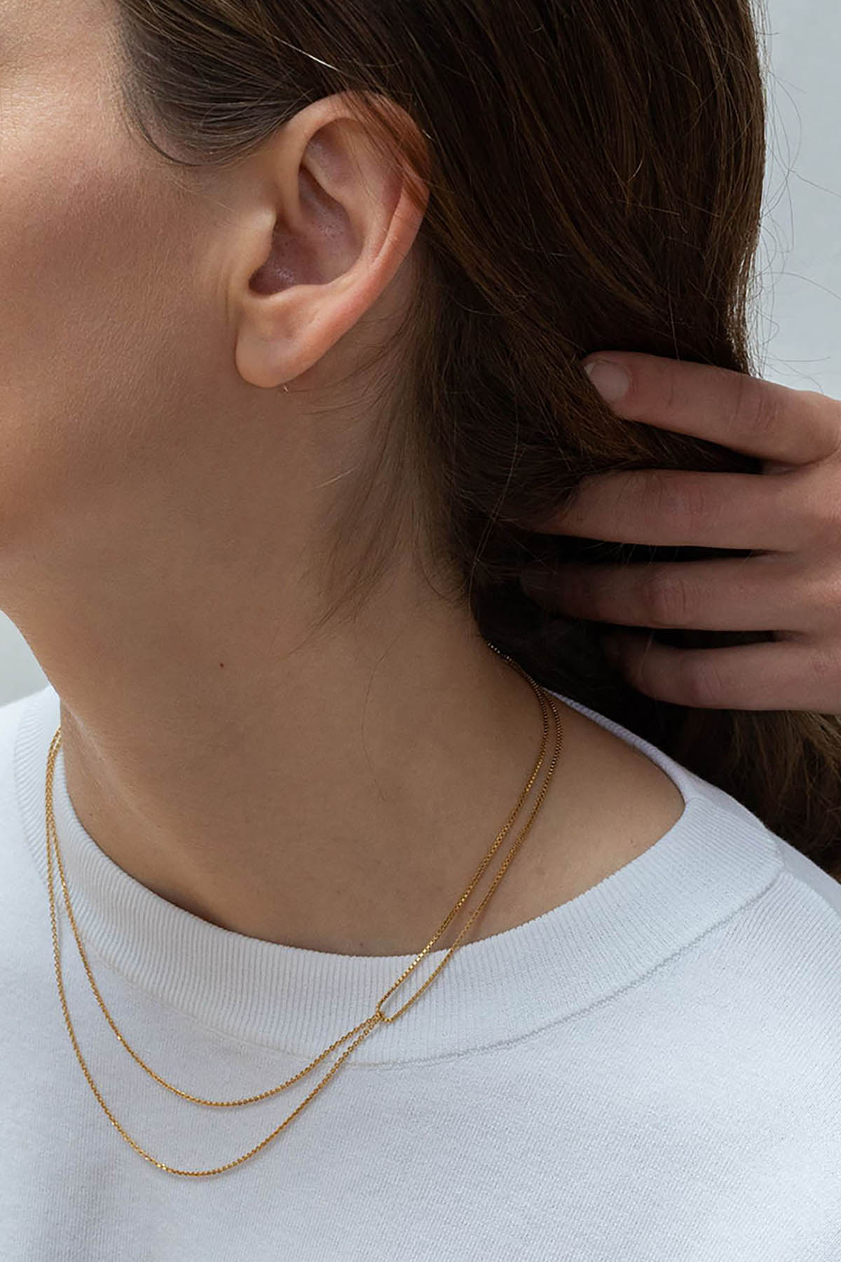 Cordy looped necklace