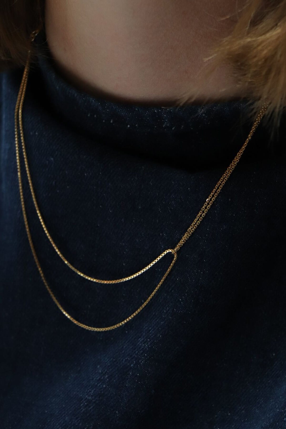 Cordy looped necklace