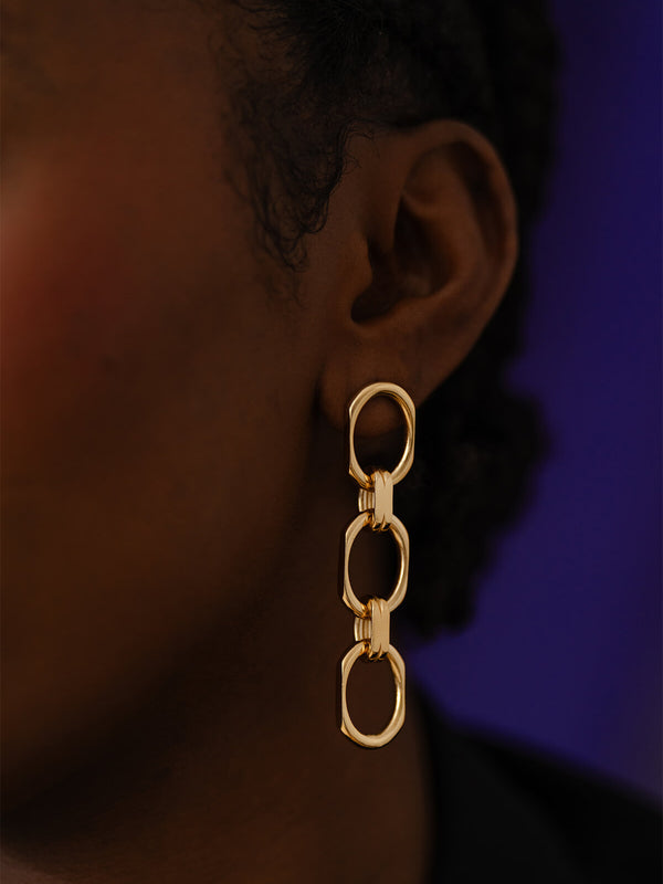 Facet earrings