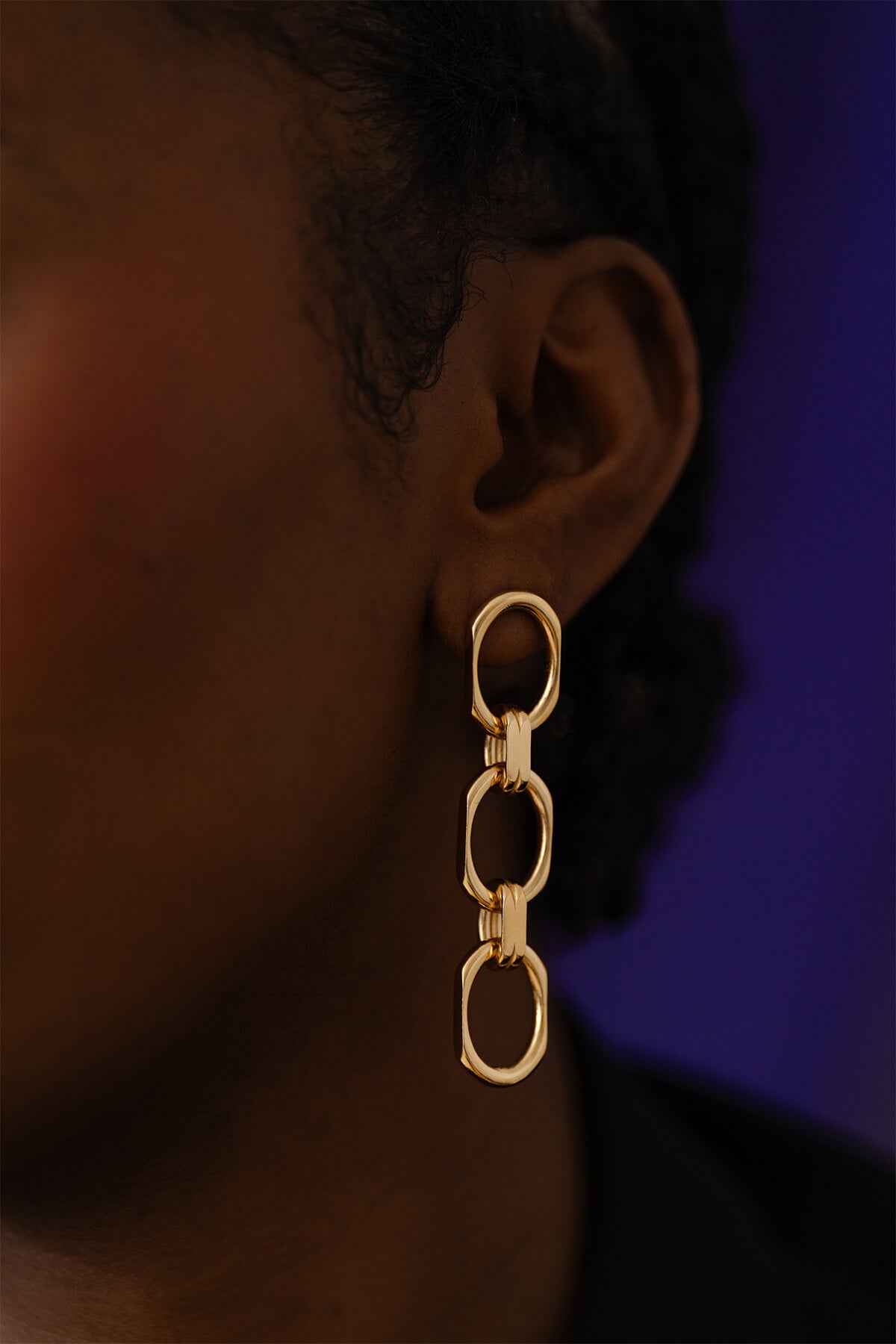 Facet earrings