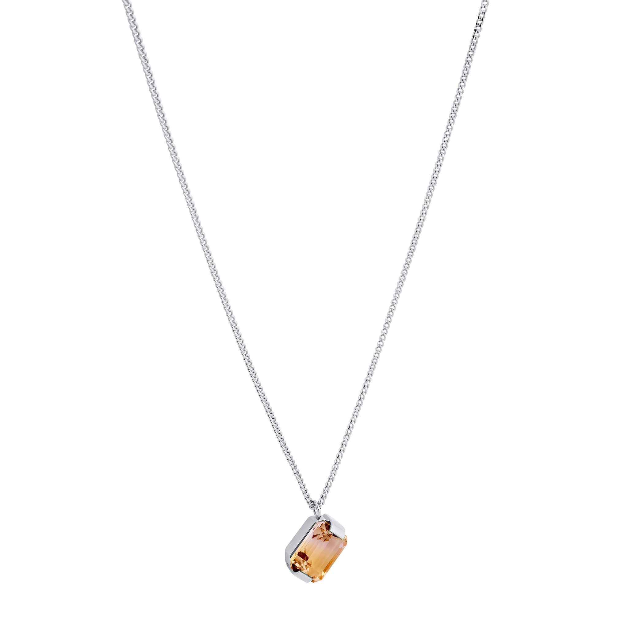 Product image of Prism necklace with ametrine in sterling silver