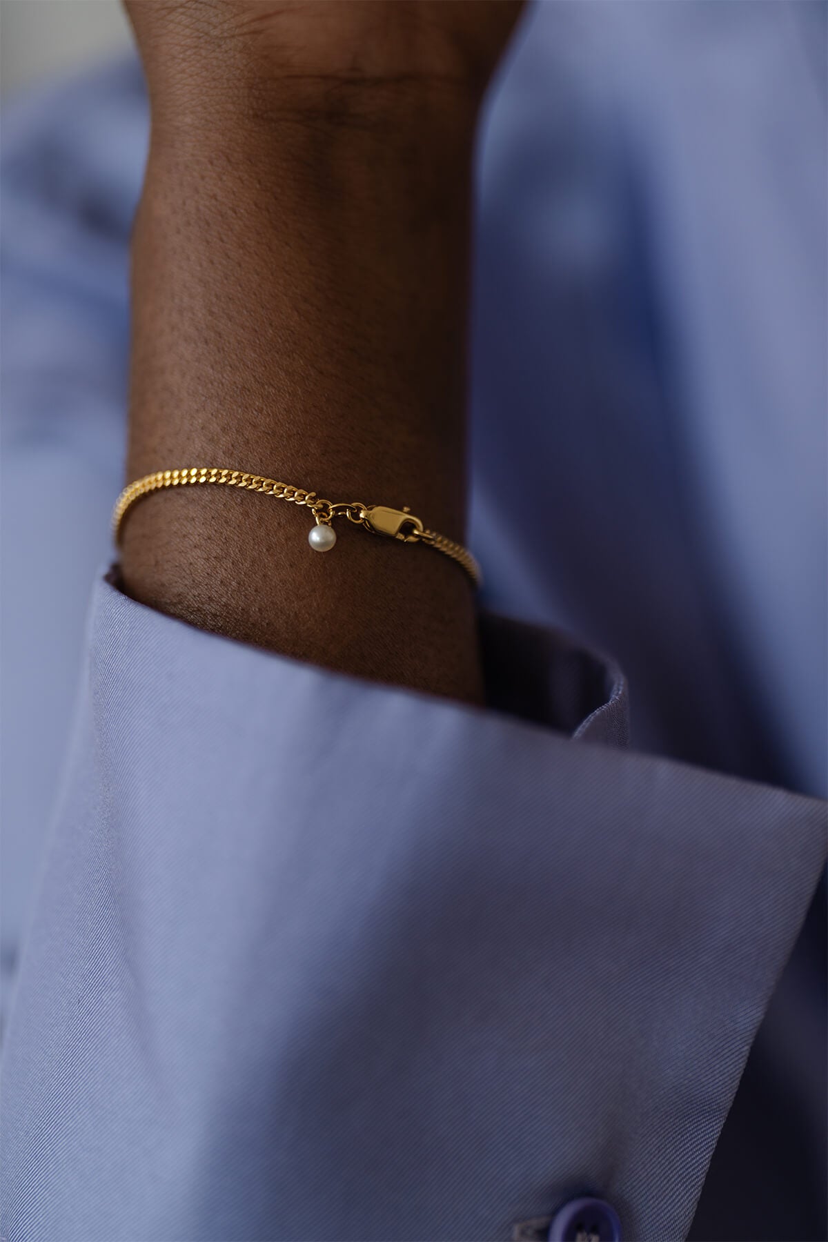 Refined and subtle gemstone bracelet with a mix of amethyst, citrine, and freshwater pearl. Perfect for layering or solo wear.