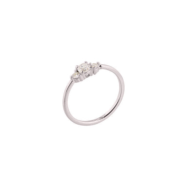 18-carat white gold renée ring