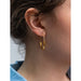 delicate hoop earrings