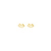 gold-plated arch stud earrings