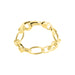 gold chunky link bracelet