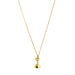 goldplated column necklace