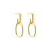 gold engraved oval hoops